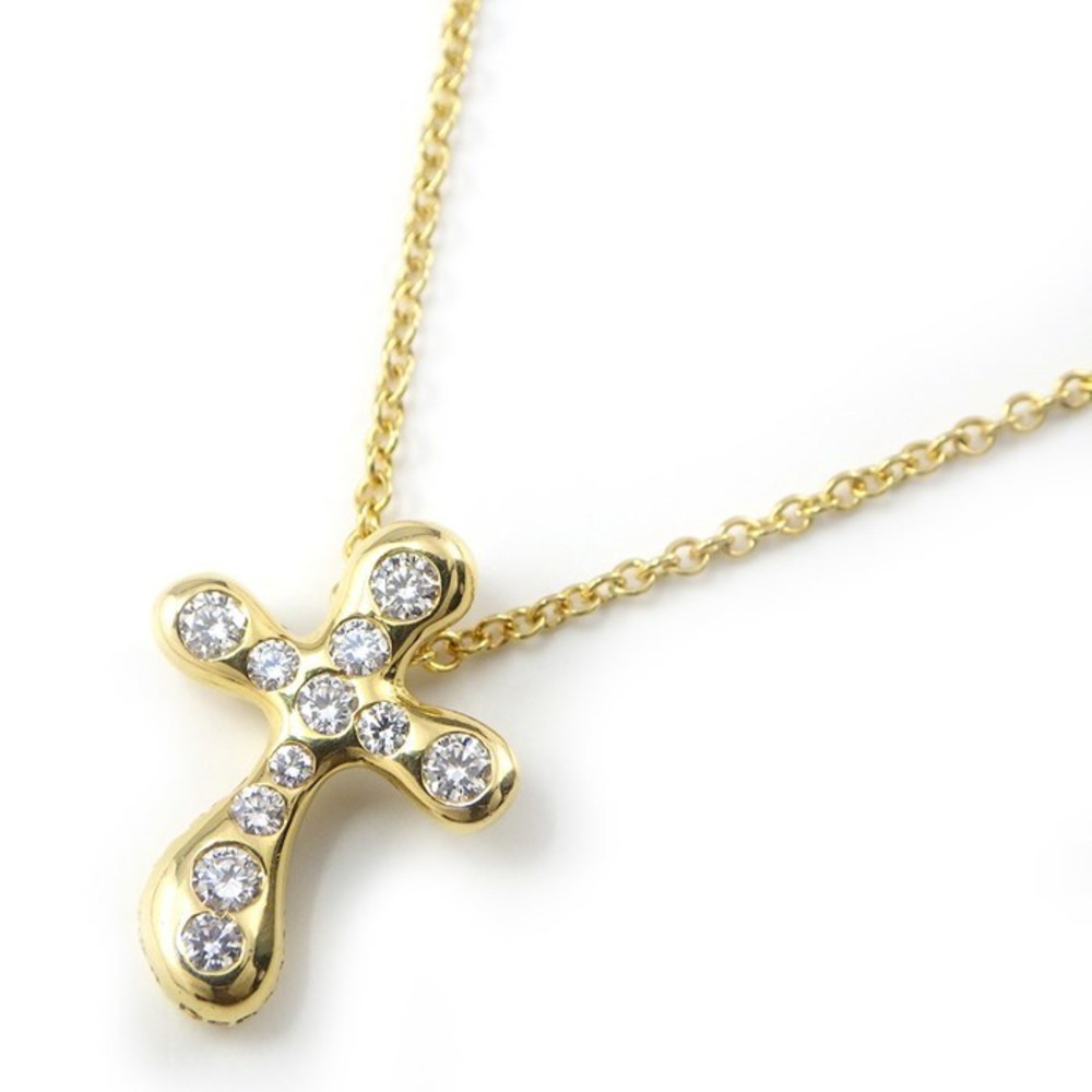 Tiffany Necklace Small Cross Diamond